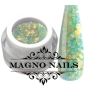 Preview: UV Gel - 5461 - Confetti Gel - Mermaid Green